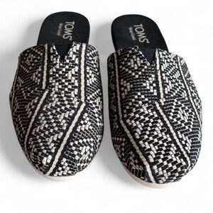 TOMS Monochrome Patterned Slip-Ons